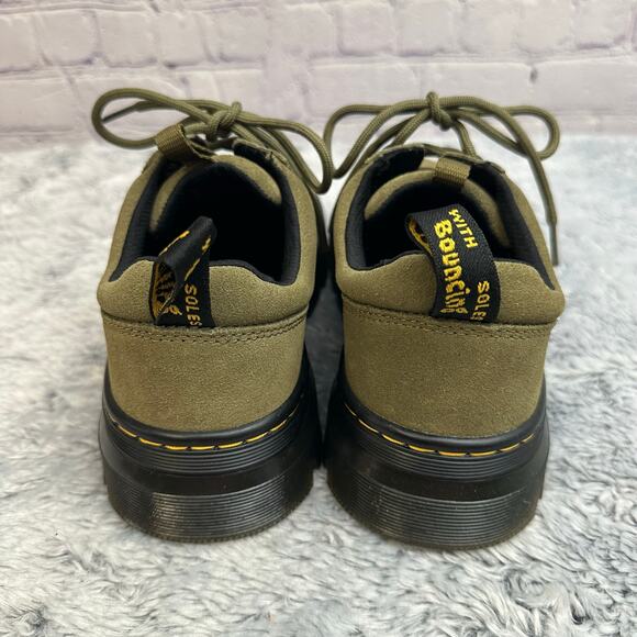 Doc Martens Reeder Olive Suede Lace Up Shoes NEW Women's 9 Men's 8 Unisex - Picture 5 of 8